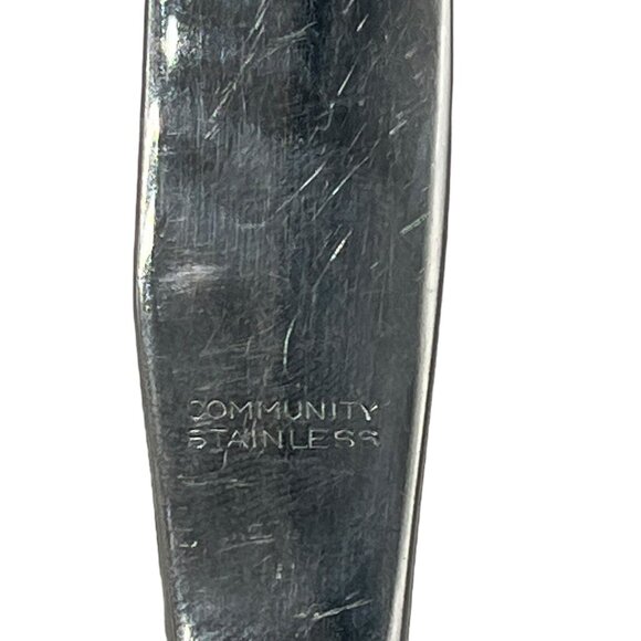 Set 8 x Dinner Knives Oneida Community Lady Hamilton Vintage Silverplate 8 3/4” - Picture 10 of 10